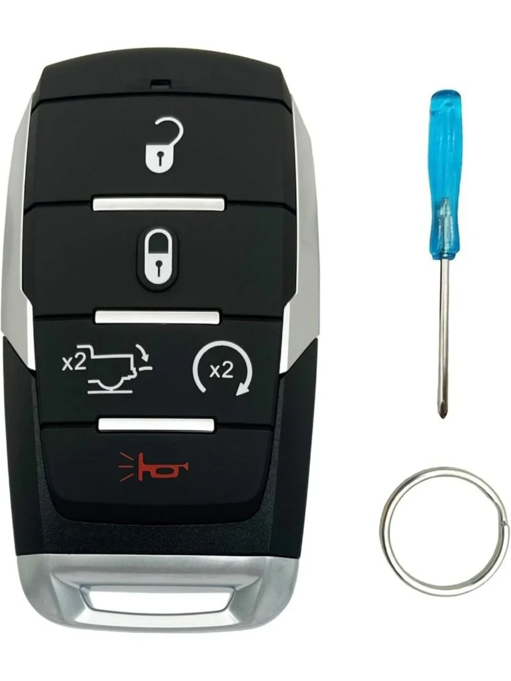 Key Fob Cover Case for Dodge RAM 1500 2019-2024 | Keyless Entry Remote Shell